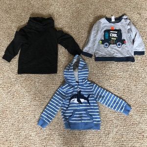 Lot of 3 - 24 month boys sweaters
